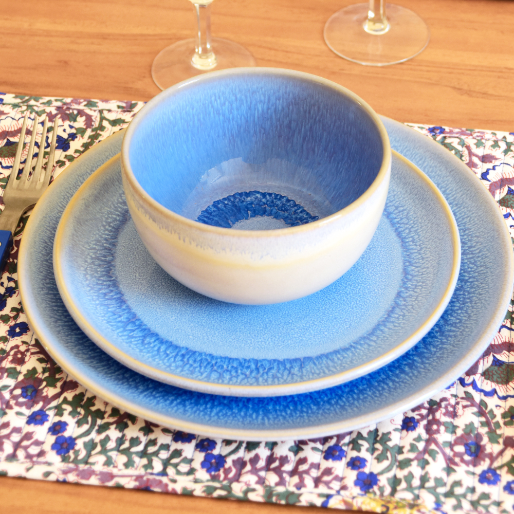 Service Pour 2 - Bleu Minéral