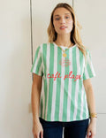 T-shirt a righe Café Plage
