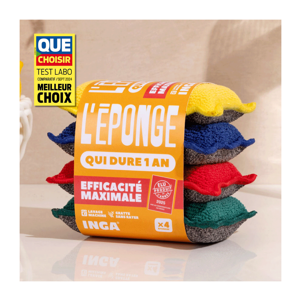 Washable Sponges - 4 Colors