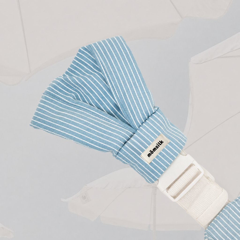 Porte-Bébé Momswing - Lignes D’Azure White