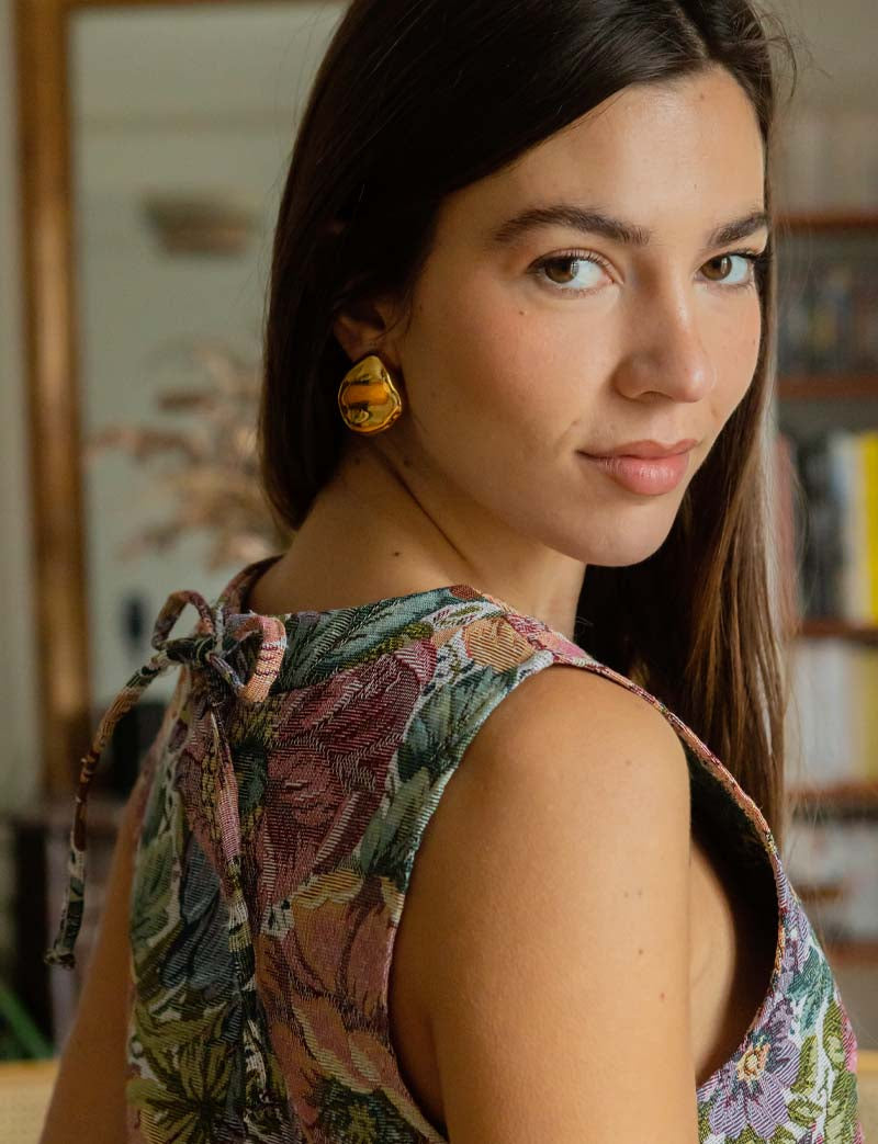Top In Jacquard Floreale Boba