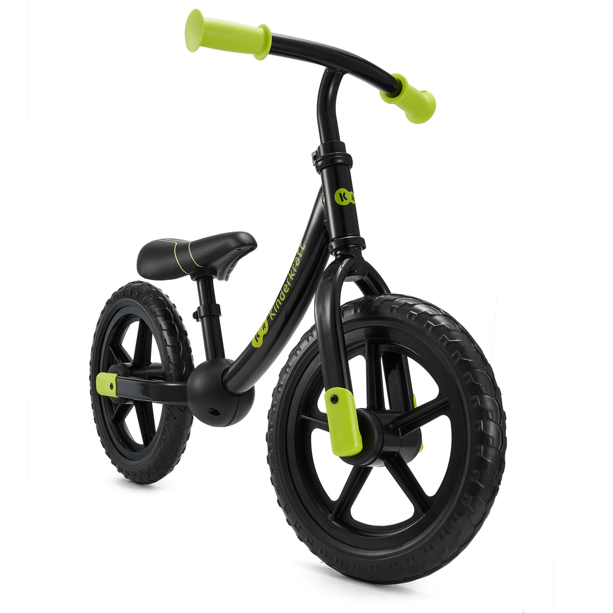 2Way Next Off-Road Balance Bike with Large Wheels, Black