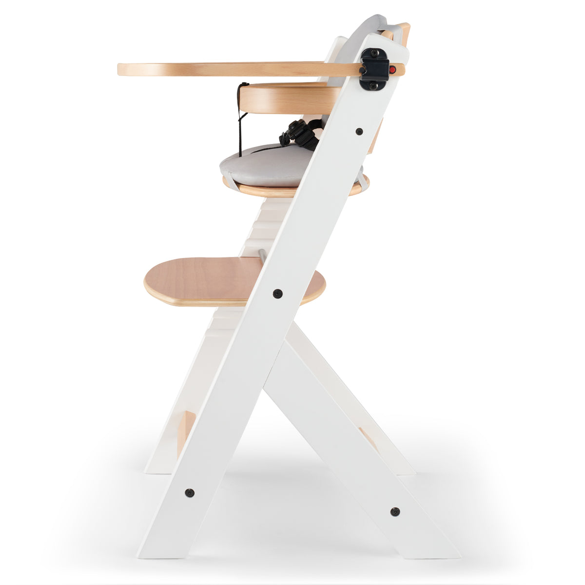 Chaise Haute Avec Coussin Enock Bois Blanc