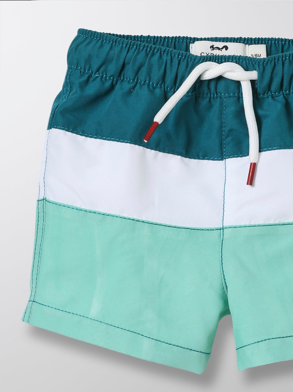 Short De Bain - Vert Moyen Multicolore 3 - Bébé