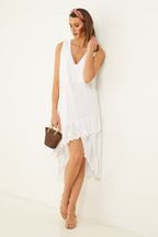Vestido - Blanco - Mujer