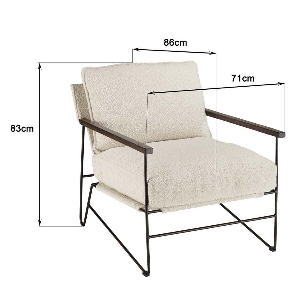 Gaston - Sillón - Blanco