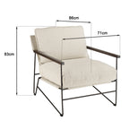 Gaston - Sillón - Blanco