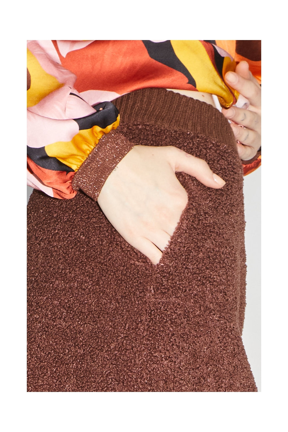 El chocolate Blake Preppy Minifalda