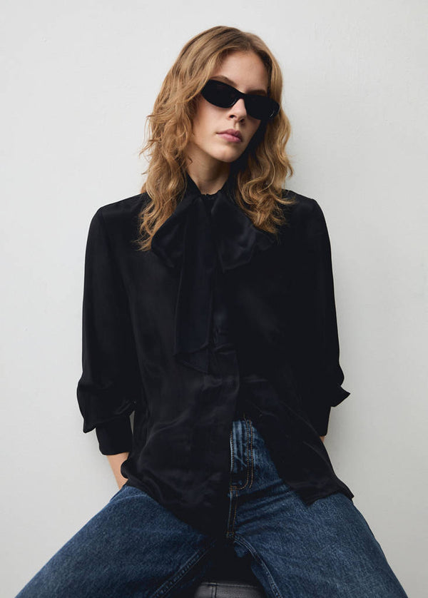Camicia satinata