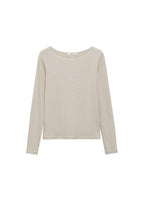 T-Shirt Manches Longues Pointelle