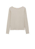 T-Shirt Manches Longues Pointelle