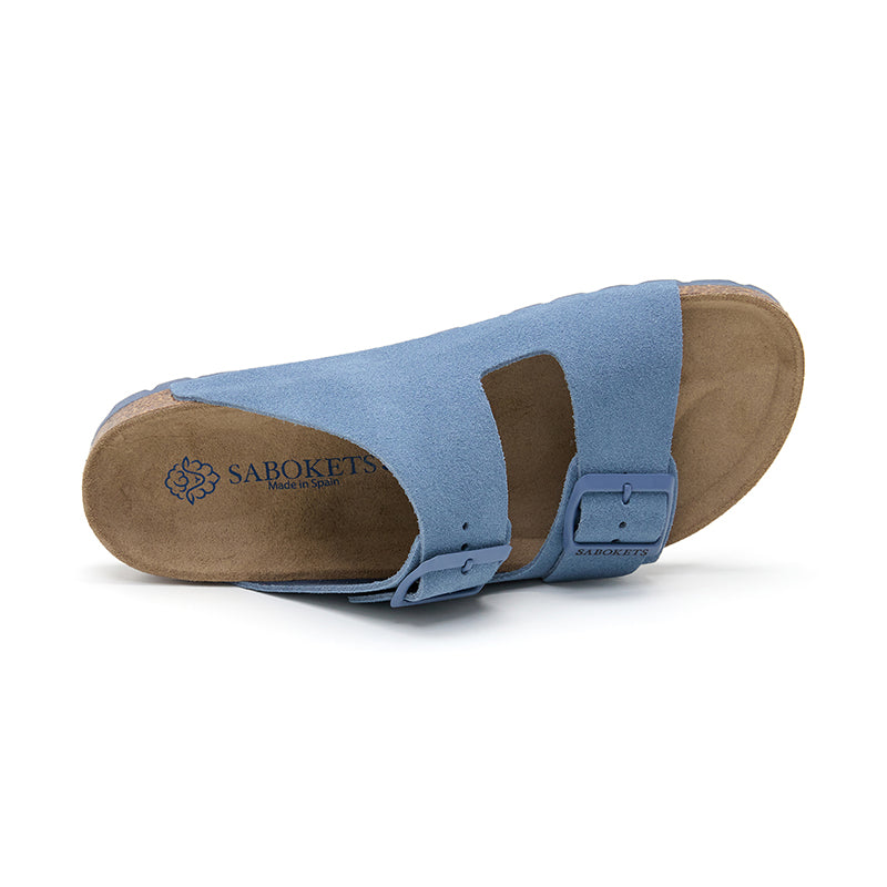 Zuecos - Azul - Mujer