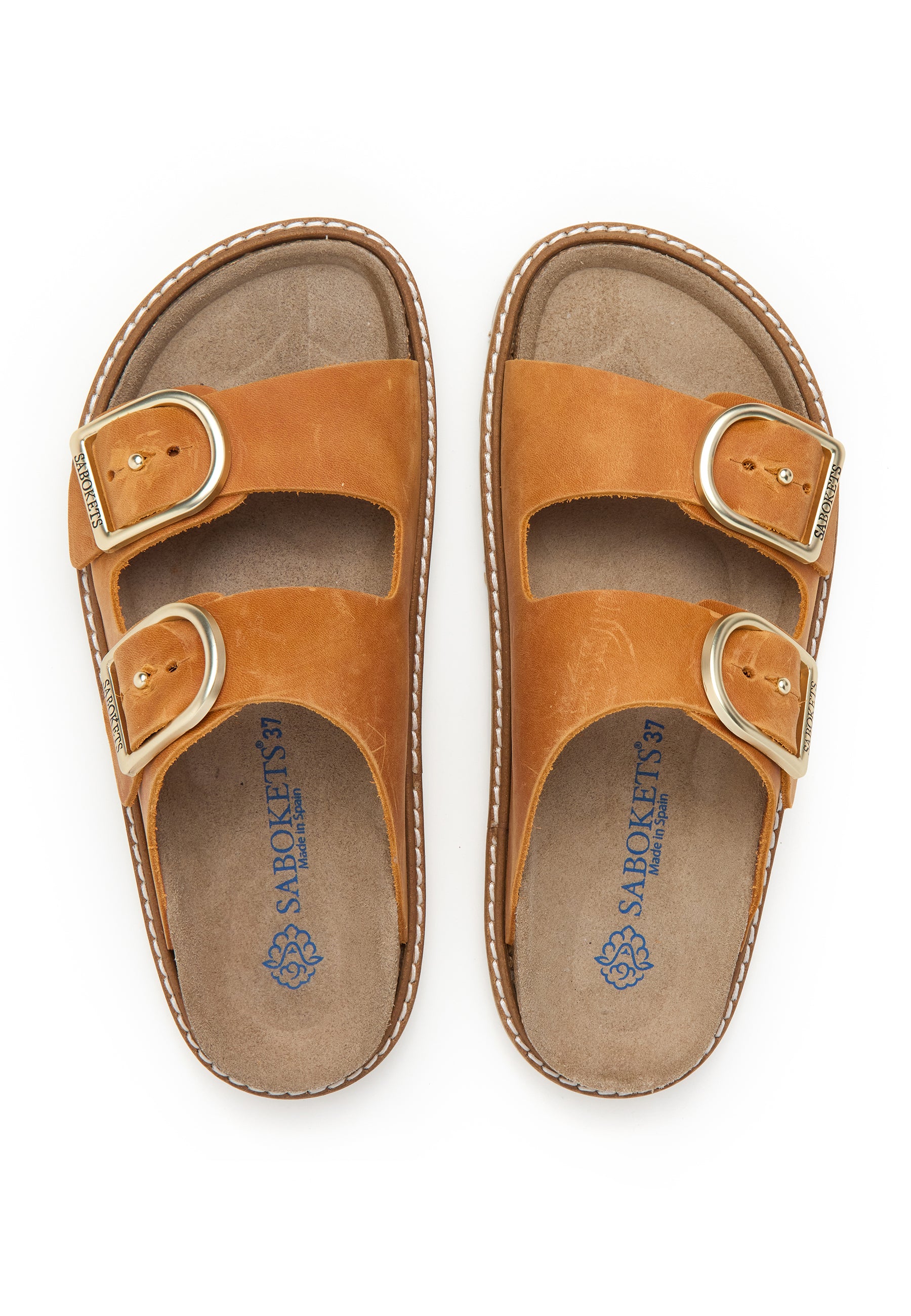 Sandales - Orange - Femme