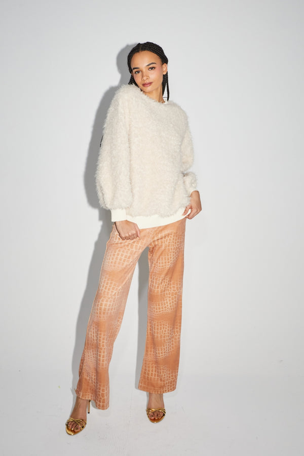 The Maxi Félix Sweater White