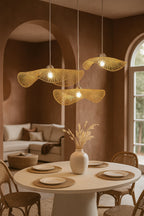 Caravelle Pendant Lamp - Woven Bamboo - 75Cm