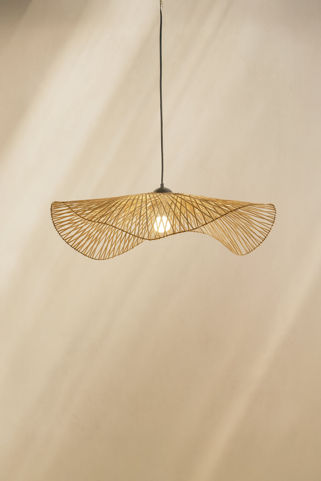 Caravelle Pendant Lamp - Woven Bamboo - 75Cm