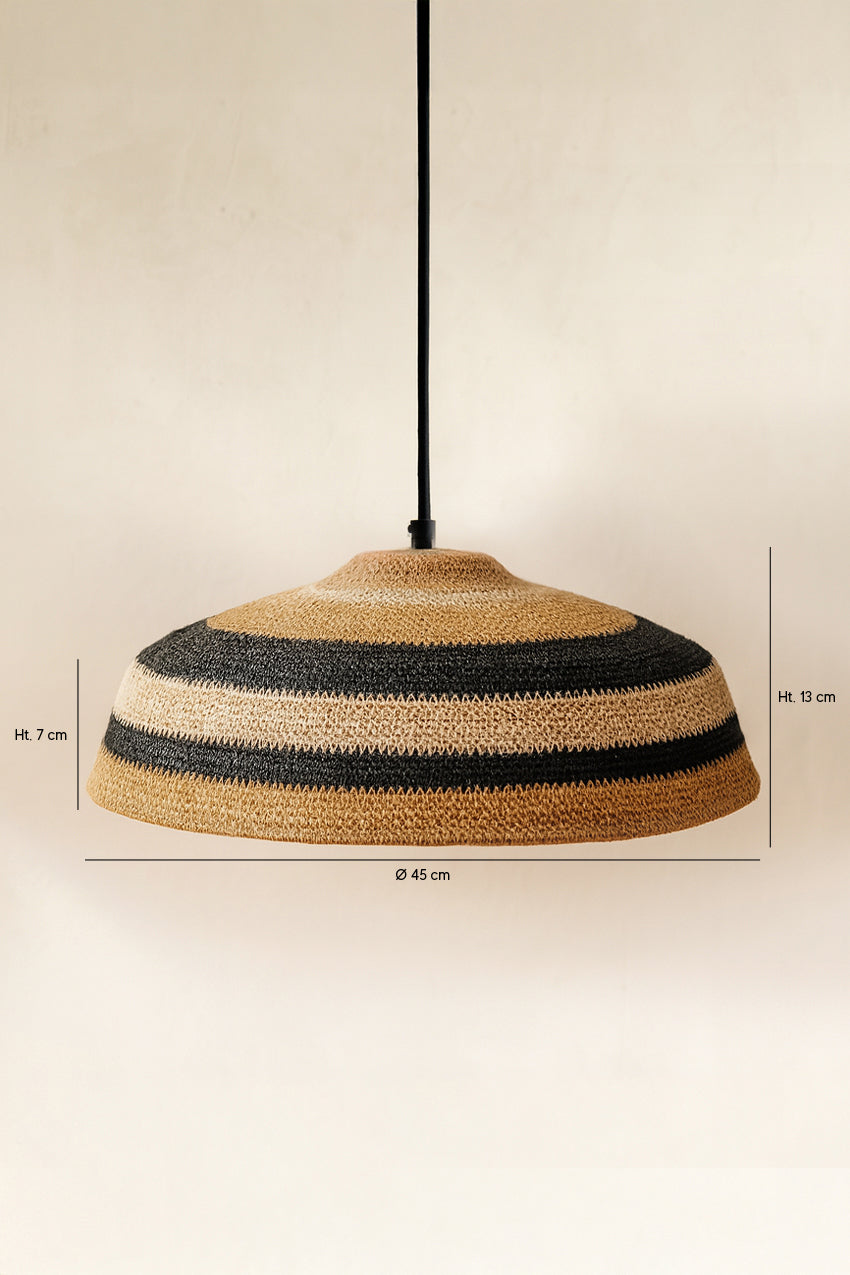 Trinidad - Suspension - Jonc De Mer - Ocre/Noir/Naturel