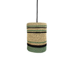 Lámpara colgante Barbados - Pasto marino natural y verde