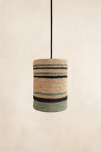 Lámpara colgante Barbados - Pasto marino natural y verde