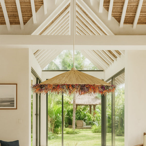 Belaga - Suspension - Raphia - Naturel