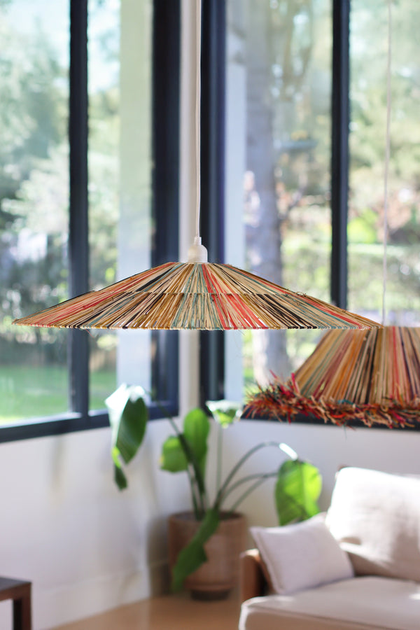Jolo - Suspension - Raphia - Naturel