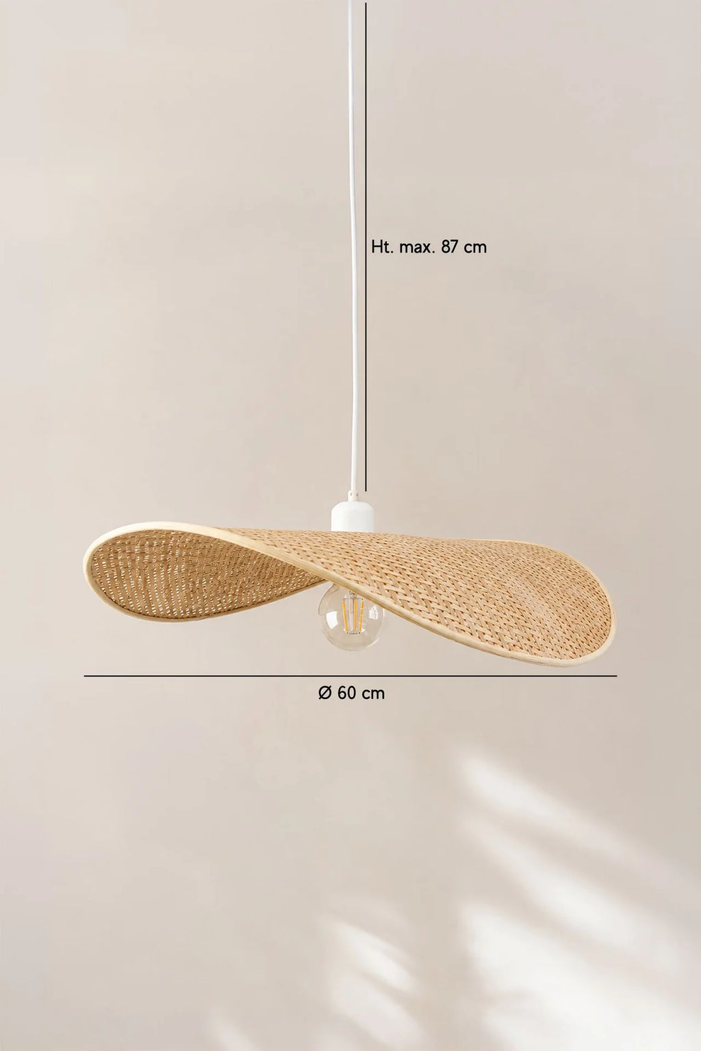 Luciole - Pendant Light - Natural Bamboo - Ø60cm