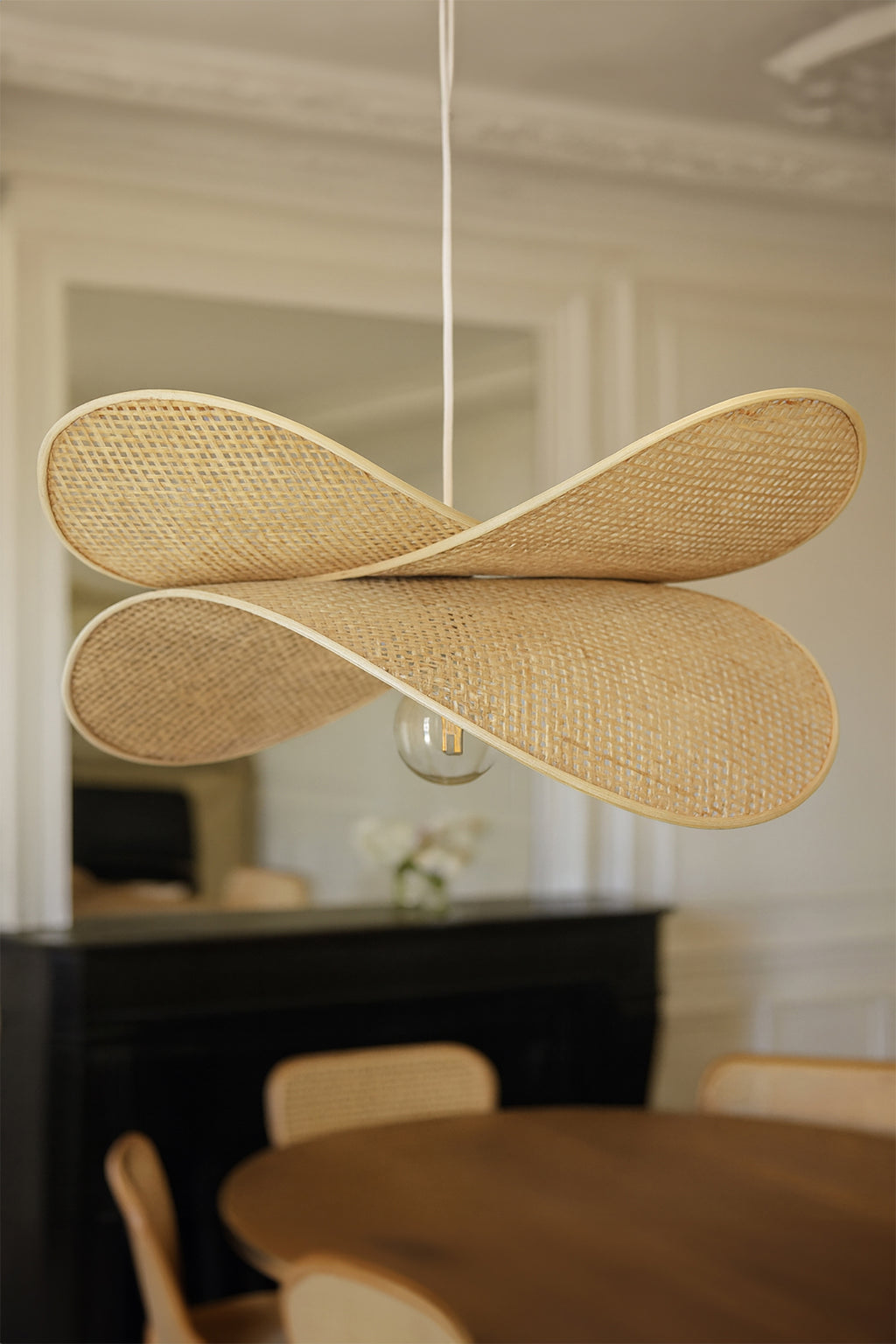 Luciole. -Suspension - Bambou Naturel - Ø80Cm