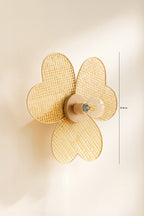 Lámpara de pared Petali - Bambú natural