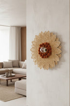 Daisy Wall Lamp - Natural Bamboo