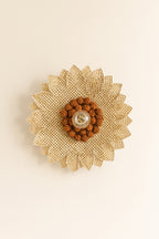 Daisy Wall Lamp - Natural Bamboo