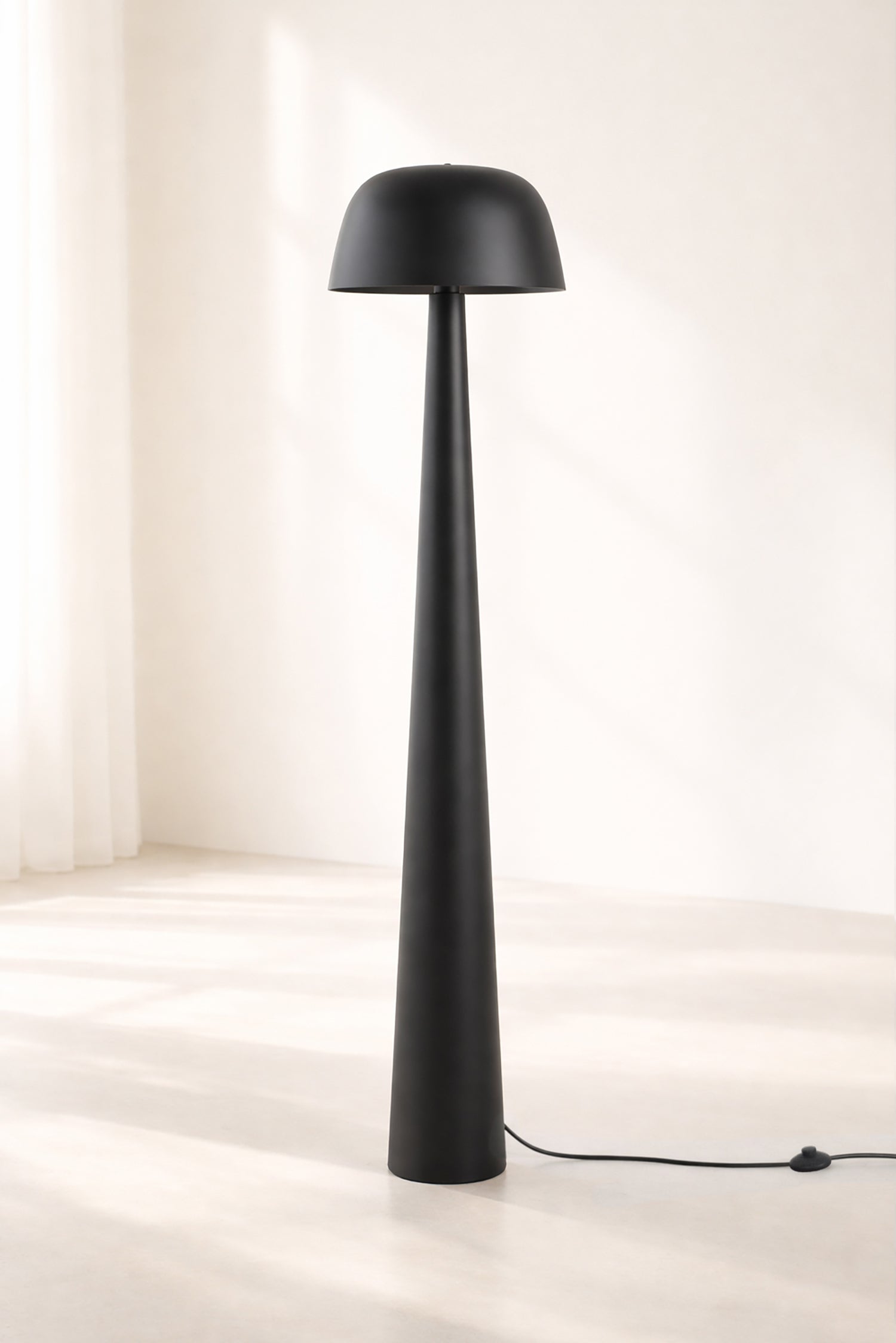 Kalysta - Lampadaire - Métal - Noir