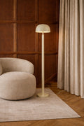 Kyra - Lampadaire - Métal - Crème