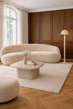 Kyra - Lampadaire - Métal - Crème