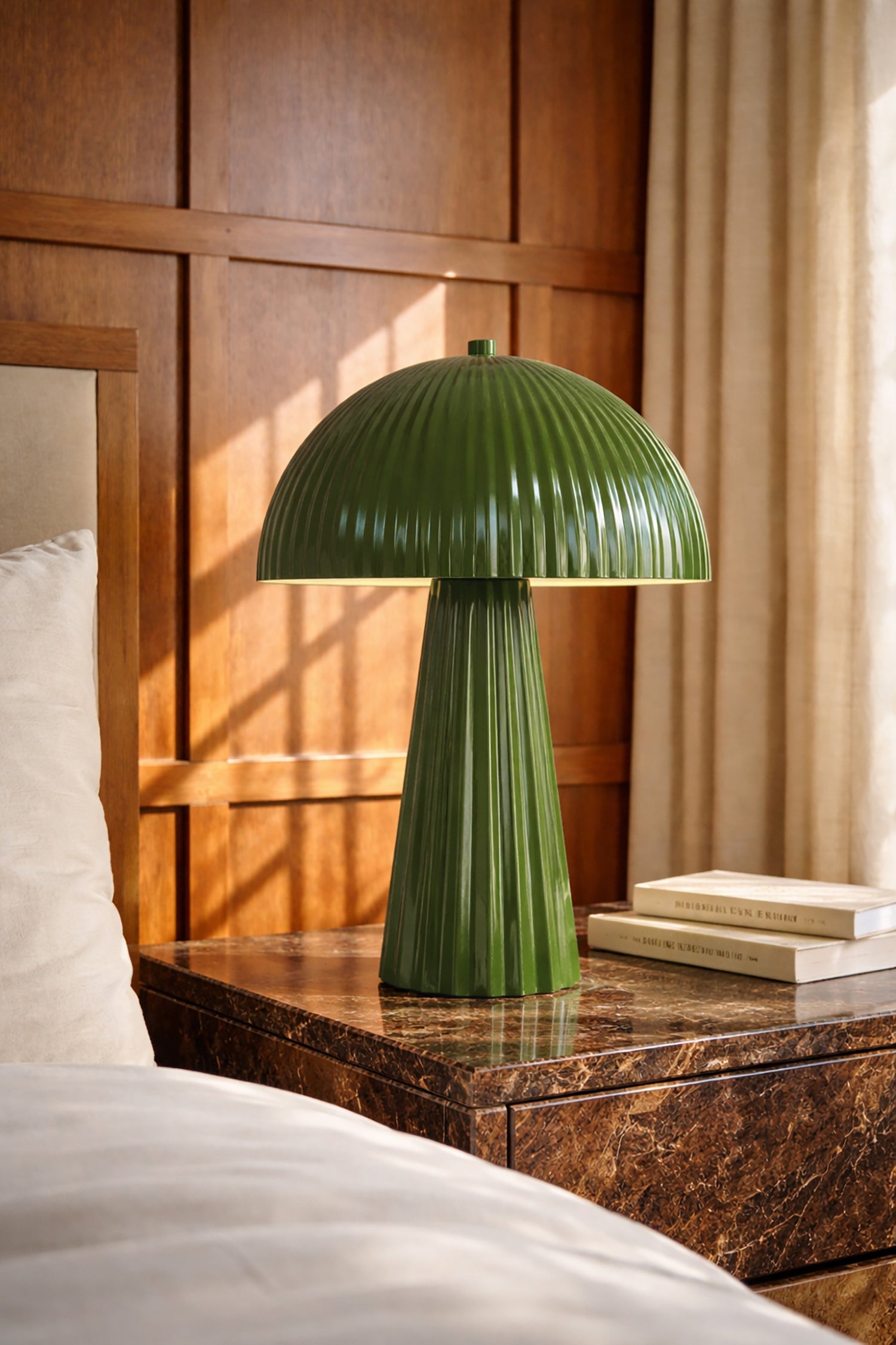 Thalia - Lampe À Poser - Métal - Olive