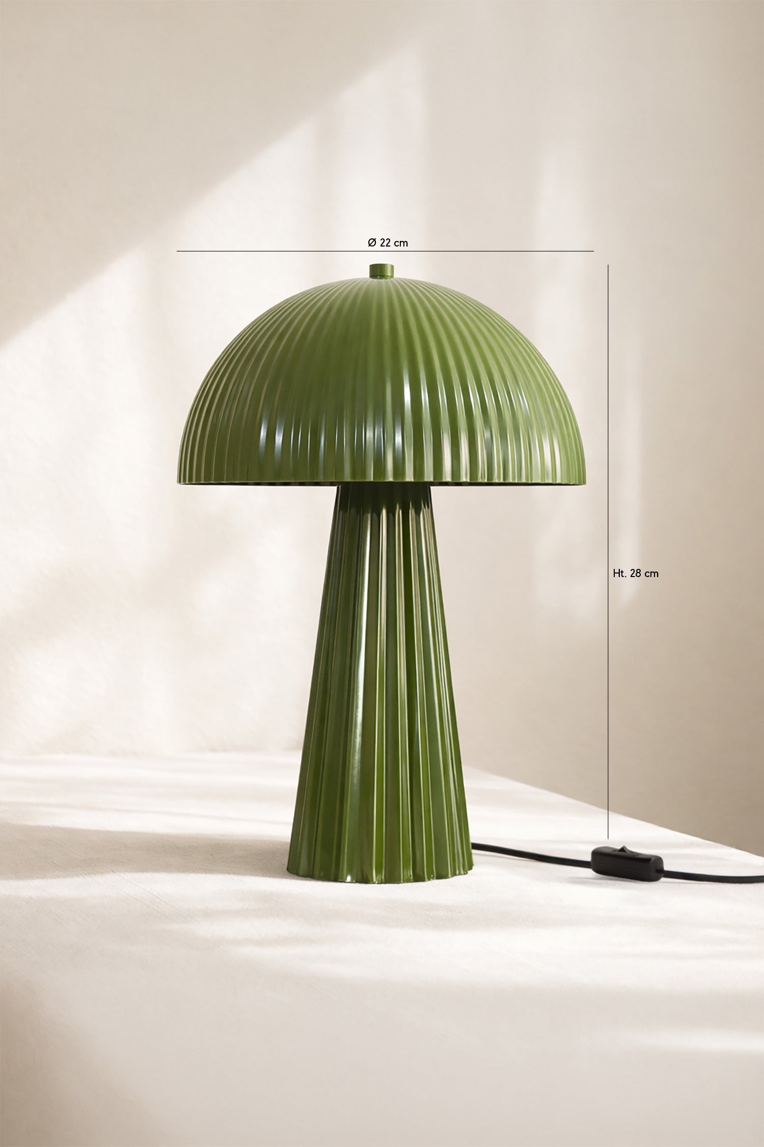 Thalia - Lampe À Poser - Métal - Olive