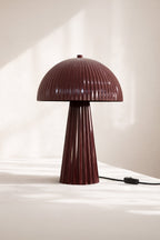 Thalia - Lampe À Poser - Métal - Lie De Vin