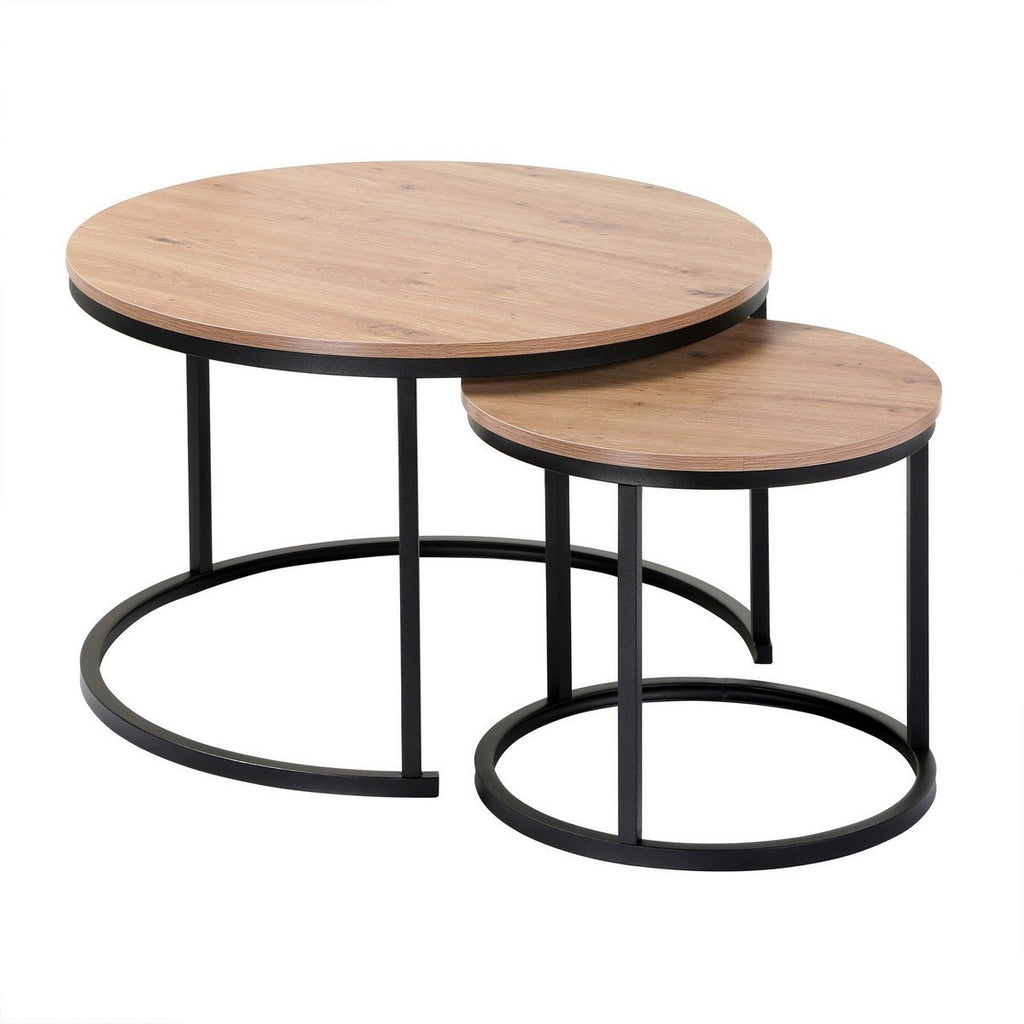 Lenny - Lot De 2 Tables Basses Gigognes