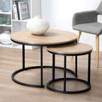 Lenny - Lot De 2 Tables Basses Gigognes
