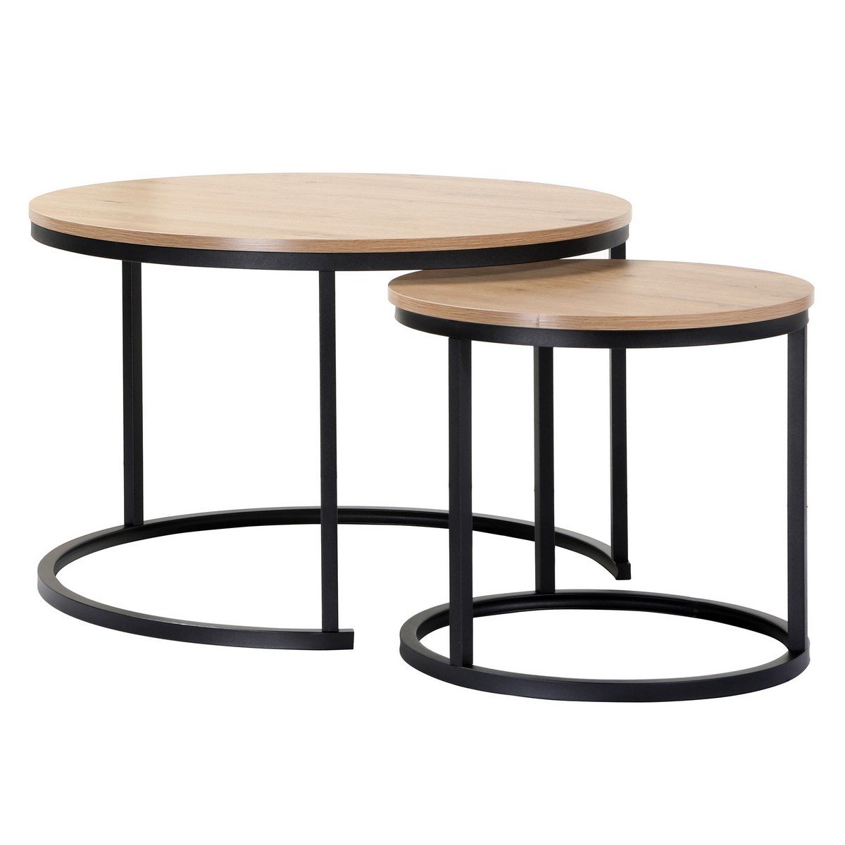 Lenny - Lot De 2 Tables Basses Gigognes