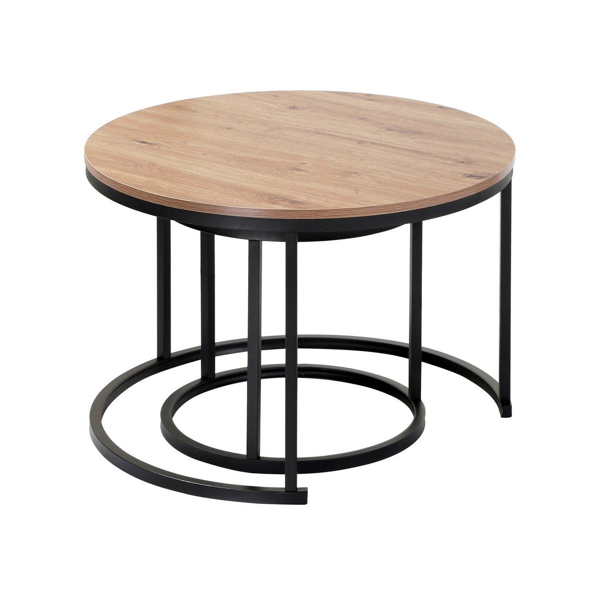 Lenny - Lot De 2 Tables Basses Gigognes