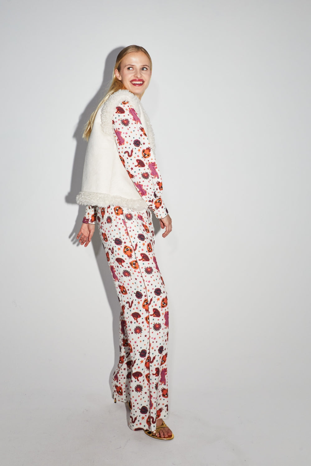 Pantalon Tracy Léo Star White - Blanc