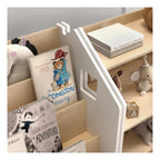 Librería y Estantería Para Juguetes Dúo – Blanco y Gris