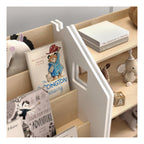 Étagère À Jouets – Blanc & Gris