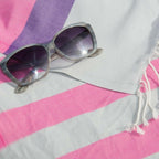 Arcachon - Fouta Tricolore - Gris Perla