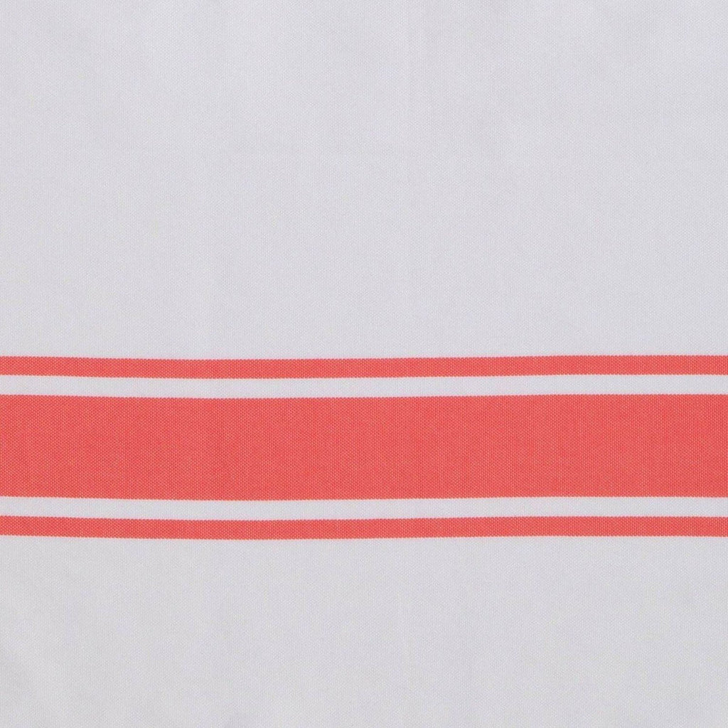 St Tropez - Fouta blanca - Blanco/Naranja coral
