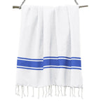 St Tropez - Fouta blanca - Blanco/Azul griego