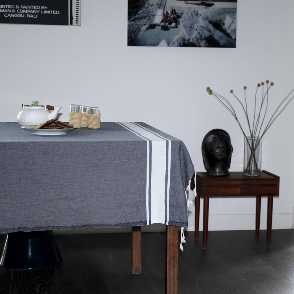 St Tropez - Mantel - Azul Jean