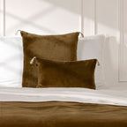 Danube - Bed Runner - Cotton Velvet - Oak Brown