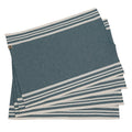 Mahdia - Mantel individual (X4) - Azul petróleo