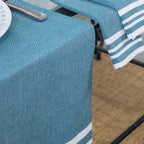 Mahdia - Table Runner - Petrol Blue
